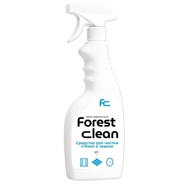 Forest clean, Средство для чистки стекол и зеркал, 500мл, шт., 941182 (342)